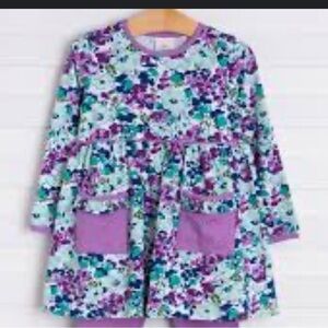 STITCHY FISH PURPLE FLORAL KNIT SHIRT